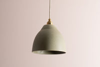 Green Element Pendant Light in Ceramic and Brass/Nickel