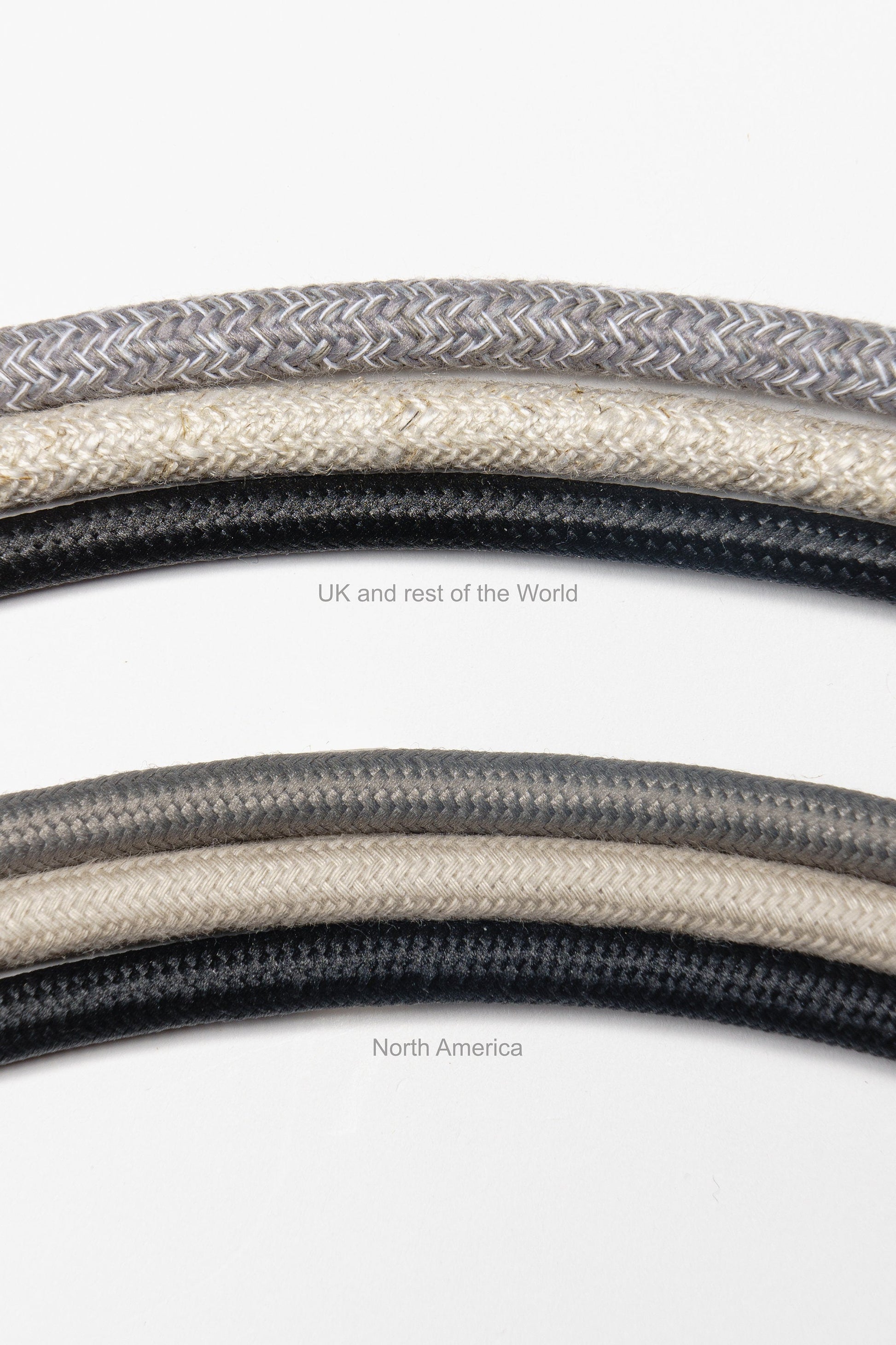 Element pendant light in ceramic and oak - small: blue and white by StudioHaran