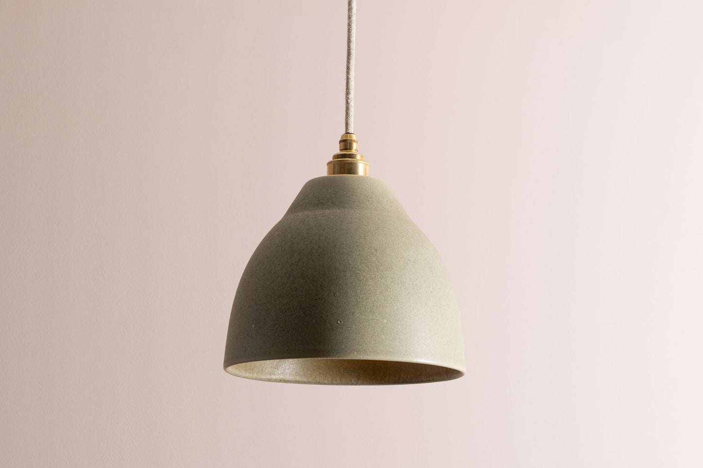 Element Pendant Light in Ceramic and Brass/Nickel [OUTLET]