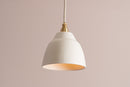 Small Element Pendant Light in Ceramic and Brass [OUTLET]