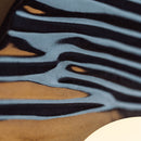 Blue Towan Wall Light in Ceramic and Oak