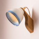 Element Wall Light in Ceramic and Oak [OUTLET]