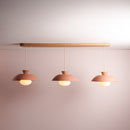 Dawn Pendant Trio with Solid Oak Canopy