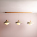 Dawn Pendant Trio with Solid Oak Canopy