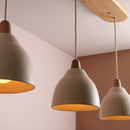 Element Pendant Trio with Solid Oak Canopy