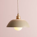 Small Dusk Pendant Light in Ceramic and Brass/Nickel [OUTLET]