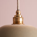 Green Small Dusk Ceramic Lamp Shade and Pendant Set