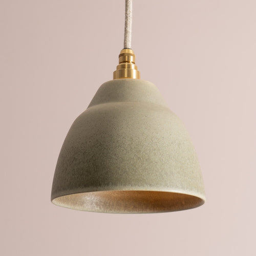 Small Element Pendant Light in Ceramic and Brass [OUTLET]