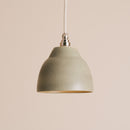 Small Green Element Pendant Light in Ceramic and Brass/Nickel