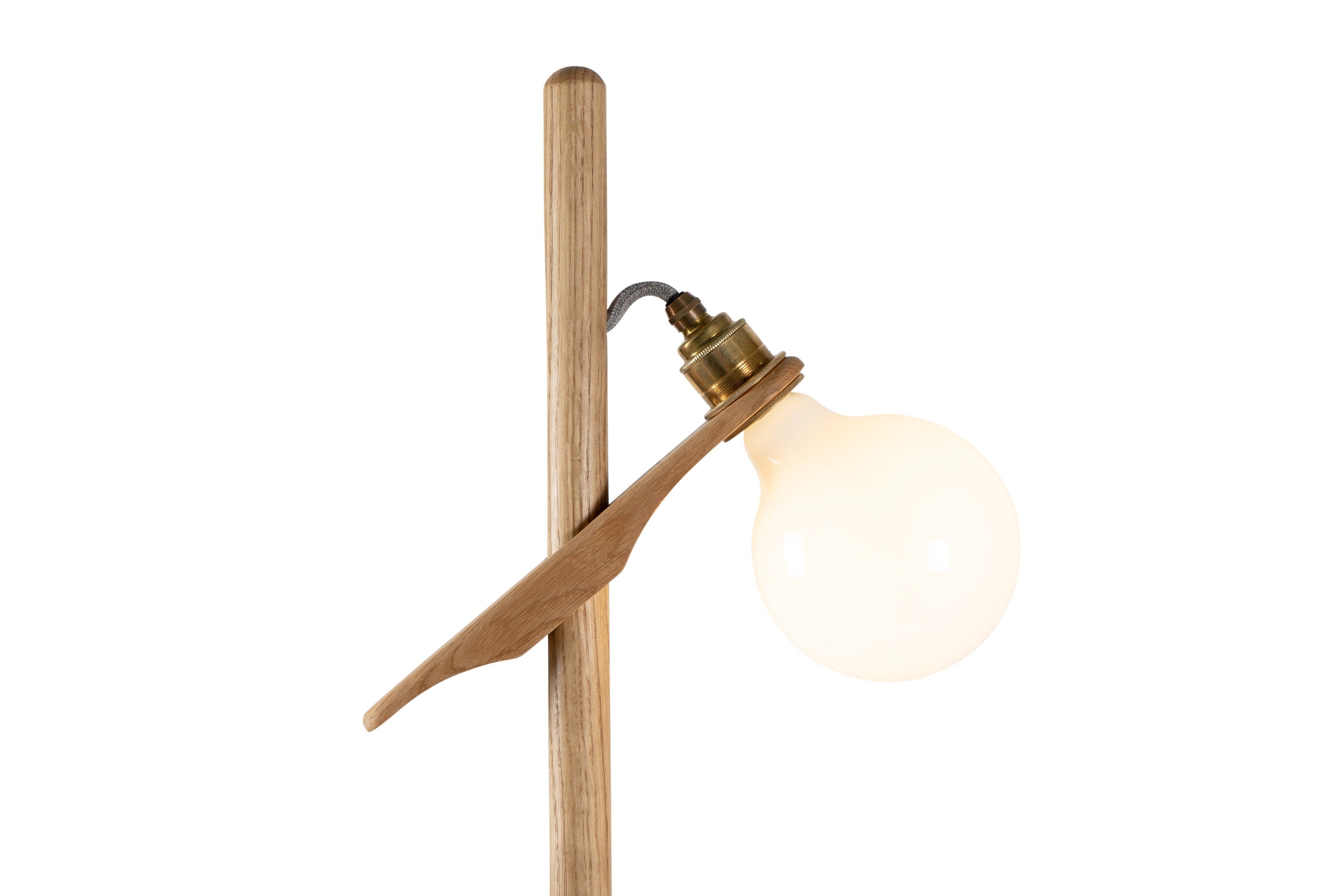 Oak Lomm Floor Lamp by StudioHaran