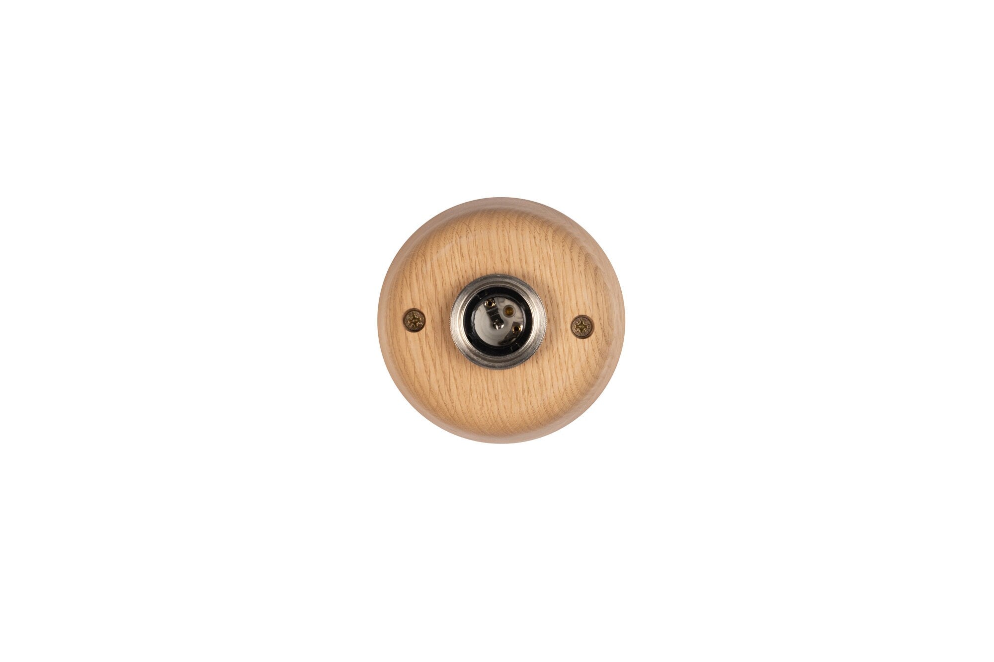 Blue Dawn Wall Light Sconce in Ceramic and Oak by StudioHaran