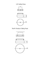 White Dusk Ceramic Lamp Shade and Pendant Set by StudioHaran