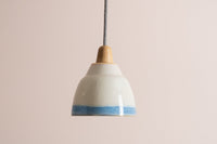 Small Element Pendant Light in Ceramic and Oak [OUTLET]