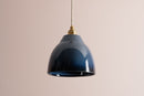 Blue Element Pendant Light in Ceramic and Brass/Nickel by StudioHaran