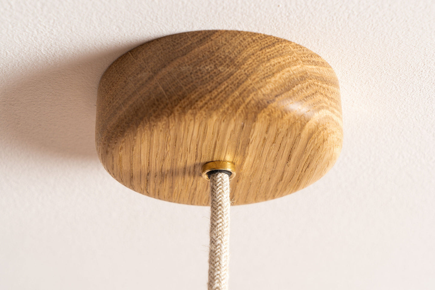 Blue and White Element Pendant Light in Ceramic and Brass/Nickel by StudioHaran