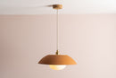 Terracotta Dusk Ceramic Lamp Shade and Pendant Set by StudioHaran