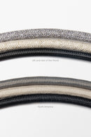 Blue Right-Angle Element Wall Light in Ceramic and Oak by StudioHaran