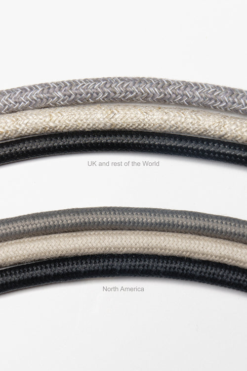 Blue Small Dusk Ceramic Lamp Shade and Pendant Set by StudioHaran