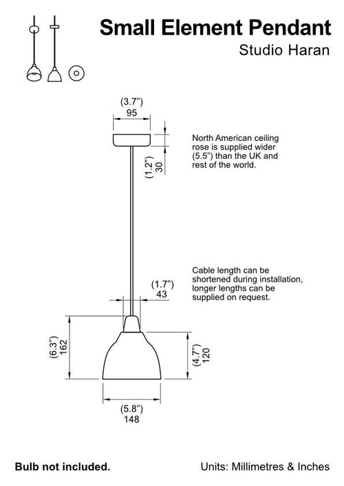 Small Green Element Light in Ceramic and Oak by StudioHaran