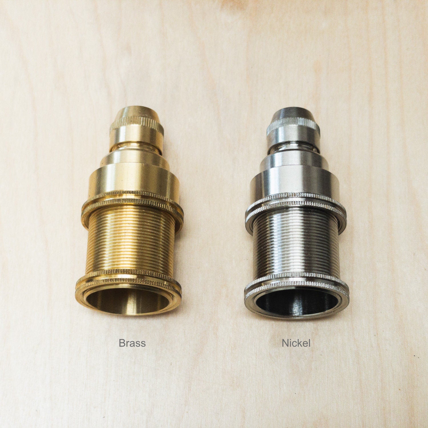 Small Terracotta Element Pendant Light in Ceramic and Brass/Nickel by StudioHaran