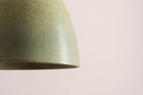 Small Green Element Light in Ceramic and Oak by StudioHaran