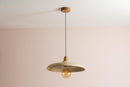 Bas Pendant Light in Ceramic and Oak by StudioHaran