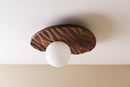 Towan Ceiling Light in Solid Oak/Walnut by StudioHaran