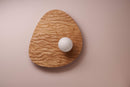 Towan Large Wall Light in Solid Oak/Walnut by StudioHaran