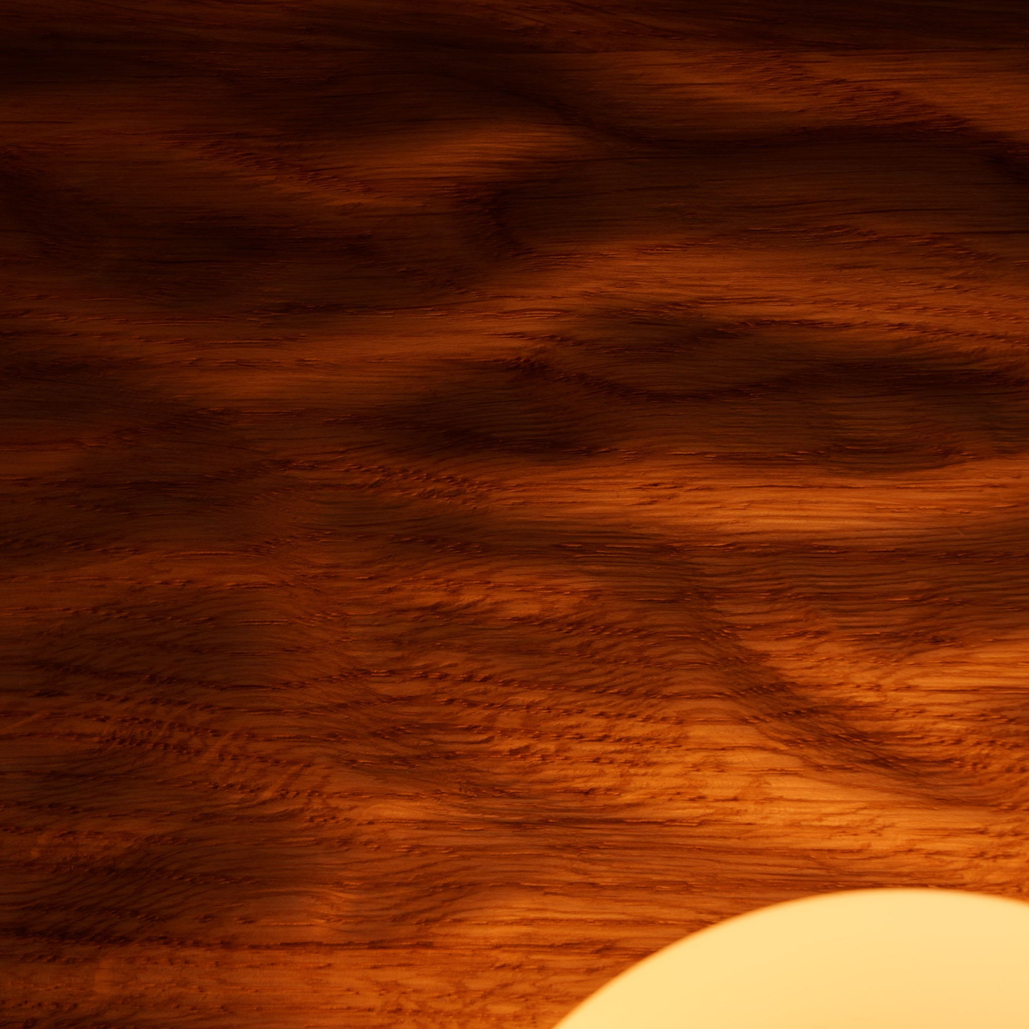 Towan Large Wall Light in Solid Oak/Walnut