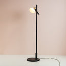 Lomm Floor Lamp in Black Ebonized Oak
