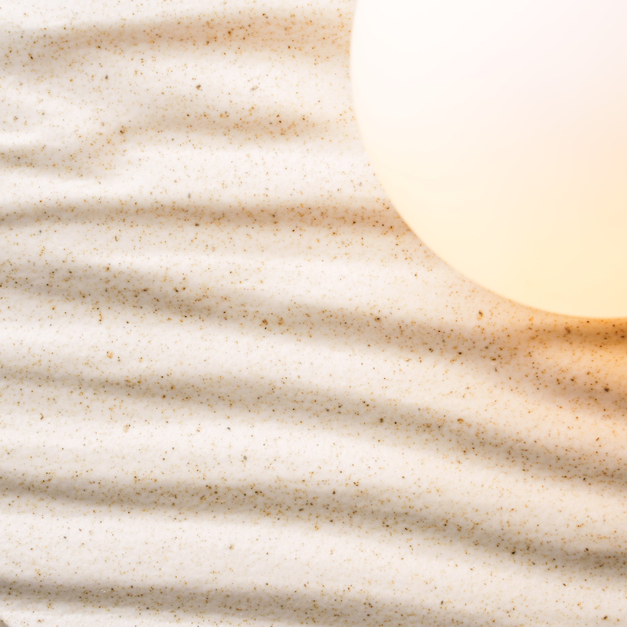 Speckled Cream Matt Towan Wall Light in Ceramic and Oak