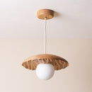 Porth Pendant Light in Solid Oak