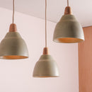 Small Element Pendant Cluster with Solid Oak Rose