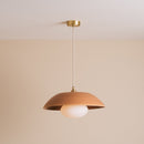 Terracotta Dusk Ceramic Lamp Shade and Pendant Set