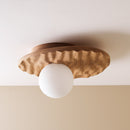 Towan Ceiling Light in Solid Oak/Walnut