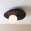Towan Ceiling Light in Solid Oak/Walnut