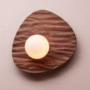 Towan Wall Light in Solid Oak/Walnut