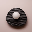 Set of 3 Towan Wall Light in Solid Oak/Walnut