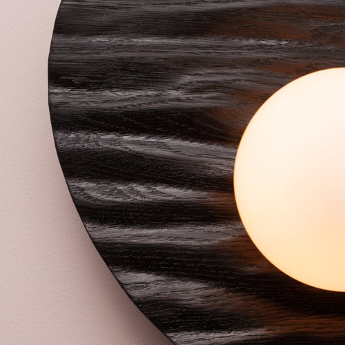 Towan Wall Light in Solid Oak/Walnut
