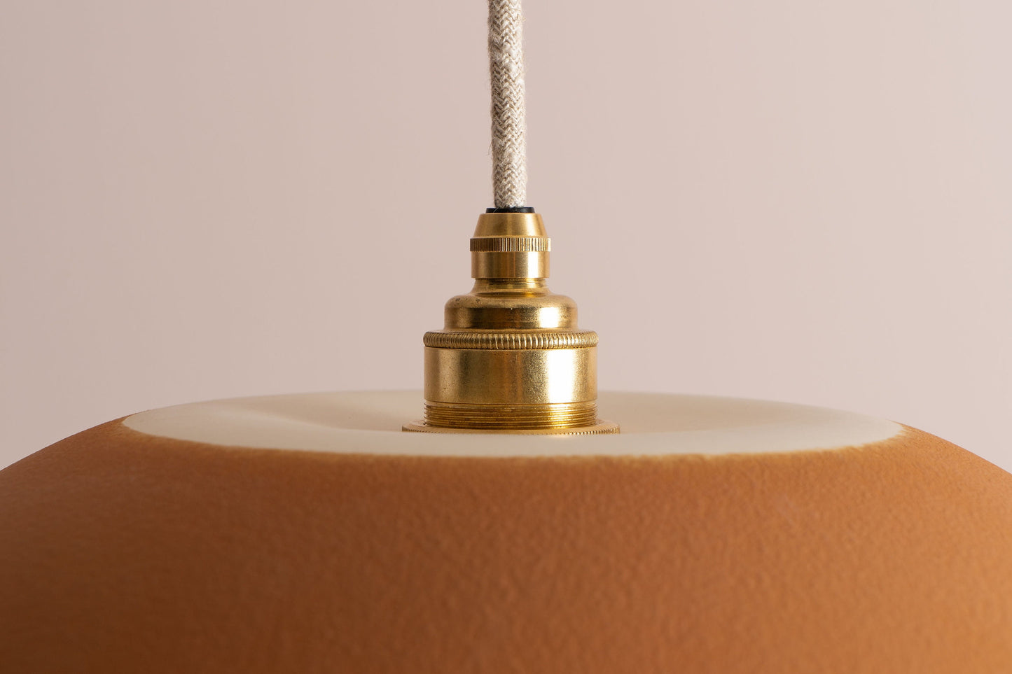 Terracotta Dusk Ceramic Lamp Shade and Pendant Set